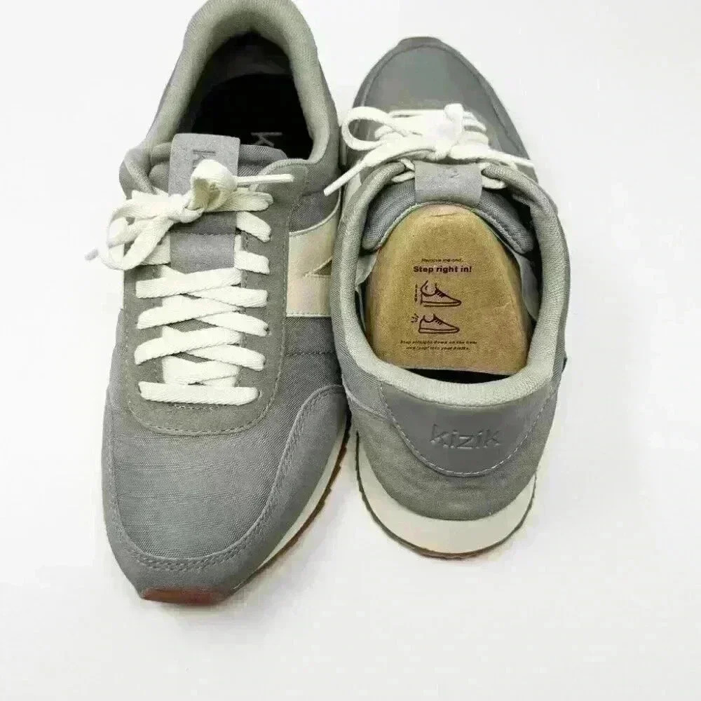 BRAND NEW IN BOX Kizik Milan Men's nylon Sneaker Grey Granite Color Multi Sizes - Picture 6 of 11